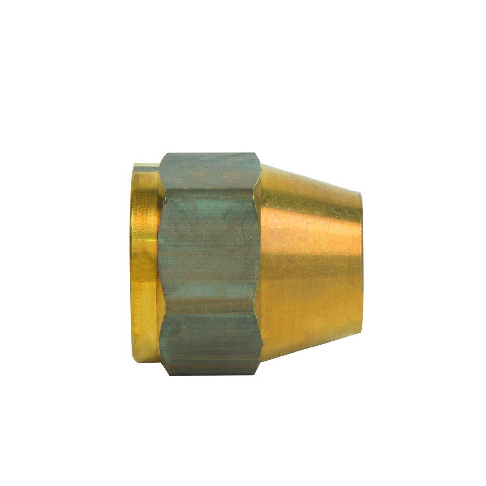 BrassCraft OD Tube Brass Short Flared Nut 