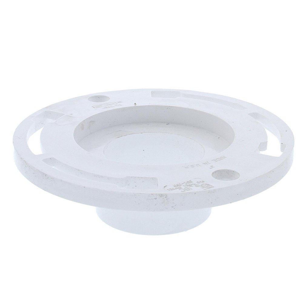Jones Stephens White Plastic PVC Closet Flange 