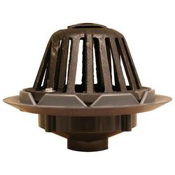 4 in. PVC Roof Drain with Cast Iron Dome