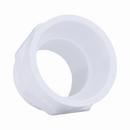 White MNPT x Hub PVC DWV Adapter 