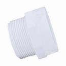 White MNPT x Hub PVC DWV Adapter 