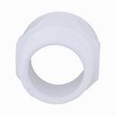 White MNPT x Hub PVC DWV Adapter 