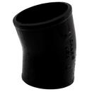 Black No Hub 22-1/2 Degree Cast Iron 1/16 Bend 