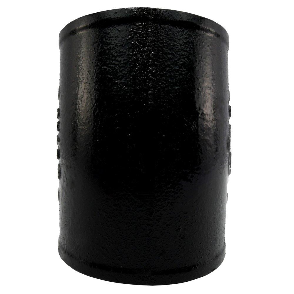 Black No Hub 22-1/2 Degree Cast Iron 1/16 Bend 