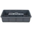 Benjamin Manufacturing Grey 12 x 6 in. Poly Tote Tray in Grey 