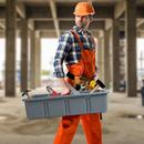 Benjamin Manufacturing Grey 12 x 6 in. Poly Tote Tray in Grey 