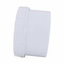 White PVC DWV Fitting Cleanout (Without Plug) 
