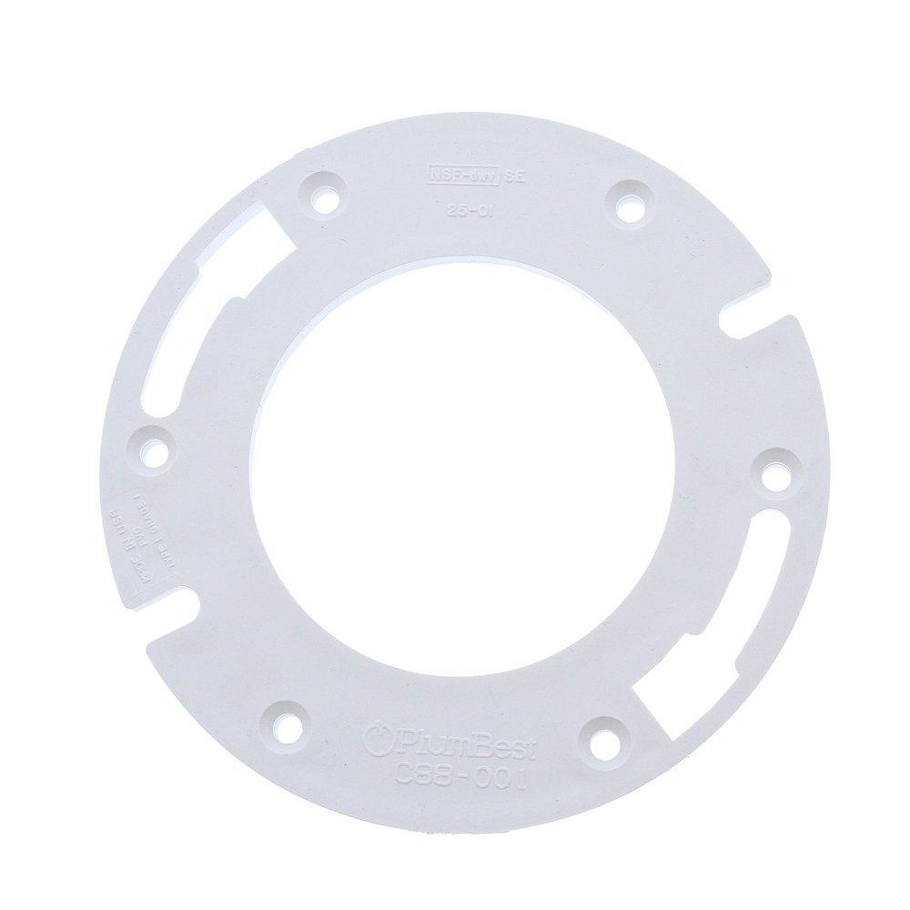Jones Stephens White Closet Flange Plastic Extension 