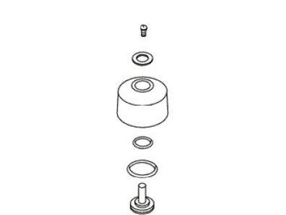 KOHLER Rough Plate Valve Kit in Rough Brass 