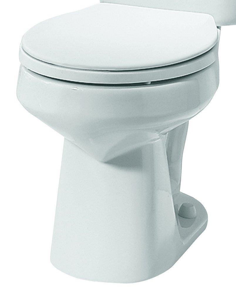 Mansfield Plumbing Products White 1.6 gpf Round Toilet Bowl 