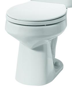 Round Toilet Bowl in White
