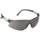 Safety Glasses with Silver Frame & Smoke Lens