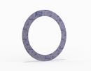 Ring Gasket, Inorganic Fiber with Nitrile Binder(NBR) Nitrile(NBR), 2 in. ASME B16.5 Class 300, 0.063 in. Thick 