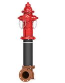 Series 2780 Red 4 ft. Mechanical Joint or Flanged Assembled Fire Hydrant