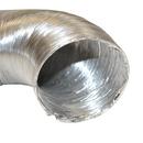 Jones Stephens Silver 8 ft. Silver Uninsulated Flexible Air Duct 
