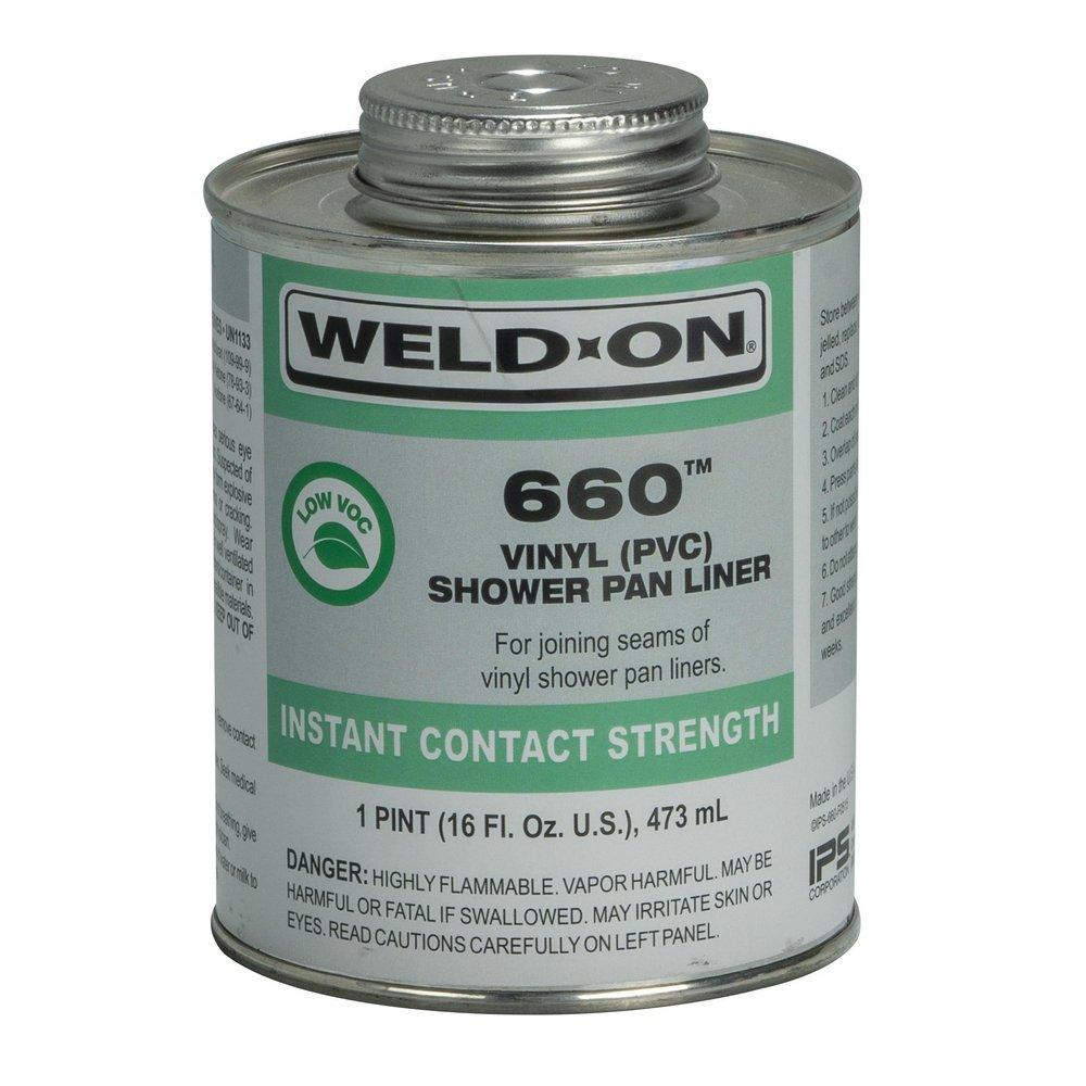 Weld-On&reg; Plastic Clear Pipe Cement 