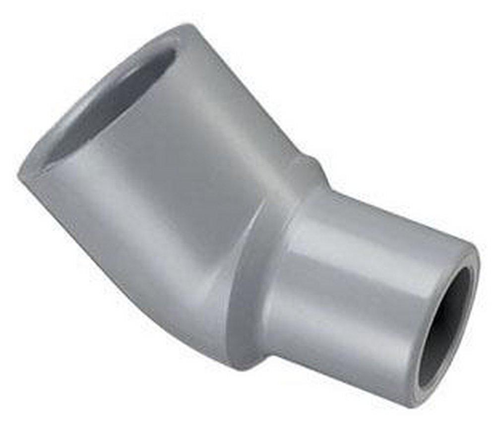 Grey Spigot x Socket Straight and Street Schedule 80 CPVC 45 Degree Elbow 