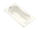 72 x 36 in. Drop-In Bathtub with Reversible Drain in Biscuit