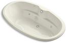 72 x 42 in. Whirlpool Drop-In Bathtub with Reversible Drain in Biscuit