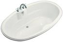 KOHLER White 72 x 42 in. Soaker Drop-In Bathtub with Reversible Drain 