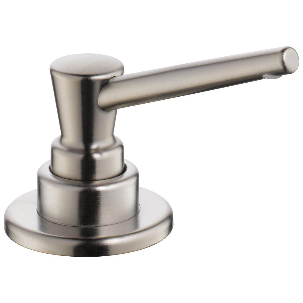 Delta Faucet Brilliance&reg; Stainless 2-3/4 in. 10 oz Kitchen Soap Dispenser 