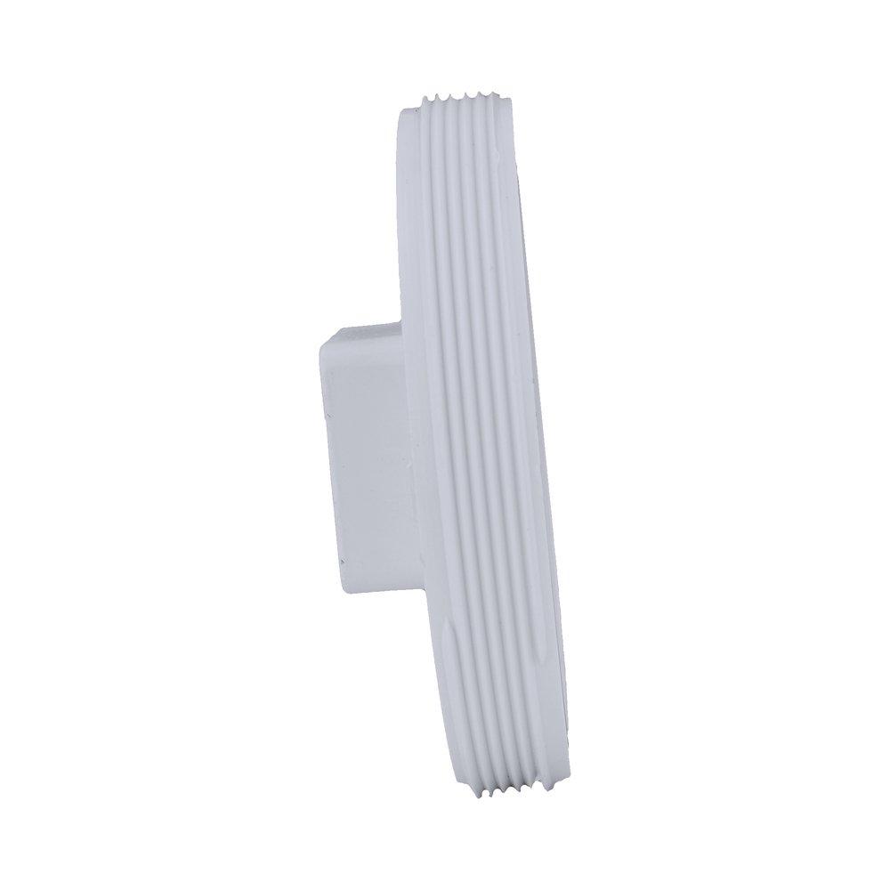 White PVC DWV Plug 