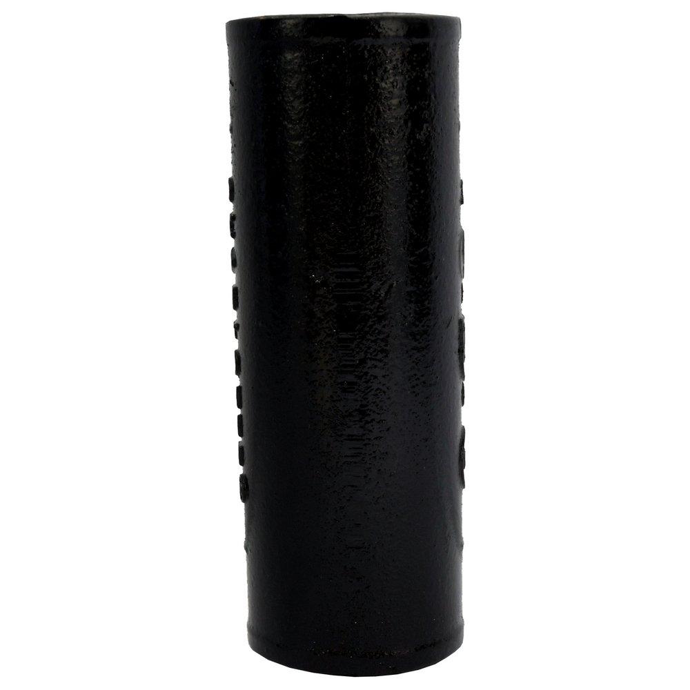 Black No Hub Cast Iron Sanitary Tee 