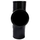 Black No Hub Cast Iron Sanitary Tee 