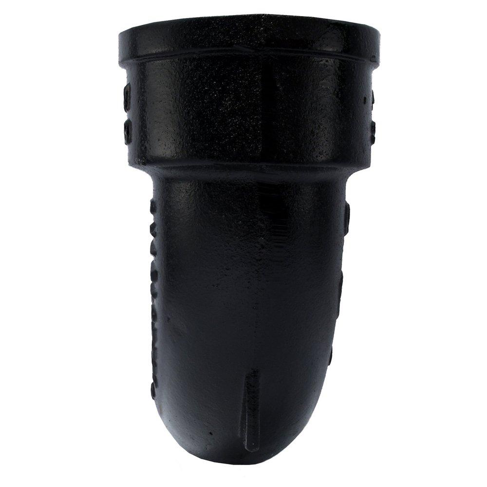 Black Hub x Spigot Service Cast Iron Short Sweep Bend 
