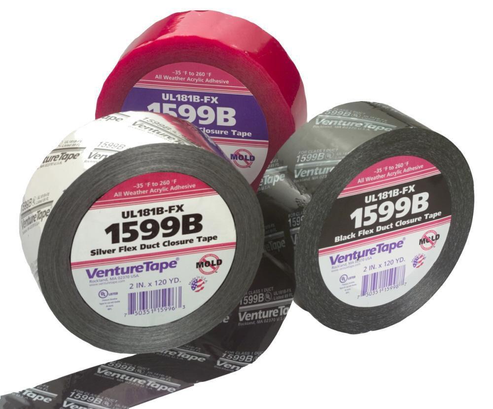 3M&trade; Venture Tape&trade; Black 3 in. Black Polypropylene Duct Tape 