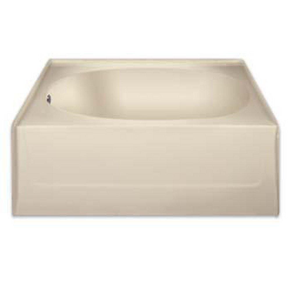 Aquarius Industries White 60 x 42 in. Soaker Alcove Bathtub Left Drain 
