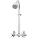 Speakman Rough Chrome Plated Double Cross Handle Exposed Shower 