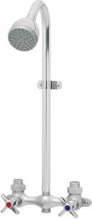 Speakman Rough Chrome Plated Double Cross Handle Exposed Shower 