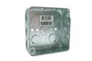 DiversiTech&reg; Silver 4 x 2-1/8 in. Outlet Box with Knockout 