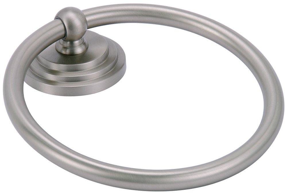 Gatco Satin Nickel Round Closed Towel Ring 