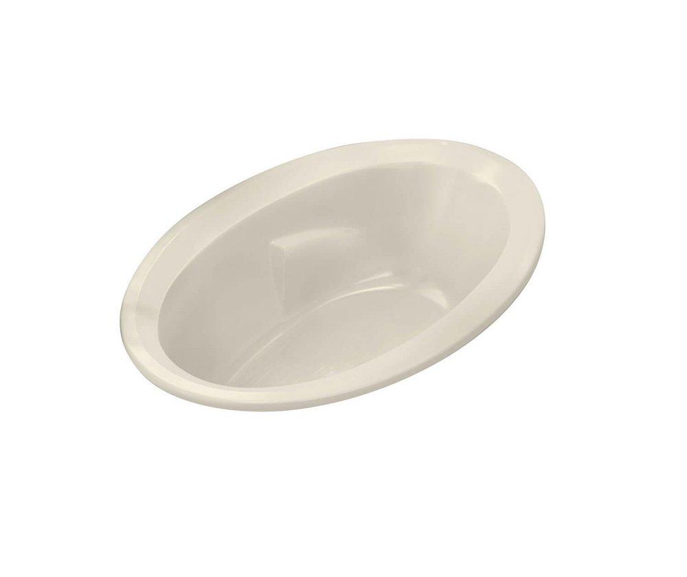 MAAX White 60 x 42 in. Soaker Drop-In Bathtub with End Drain 