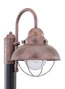 Visual Comfort & Co. Generation Lighting Weathered Copper WECO 1 100 Watts Medium Post Lantern 
