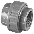 Grey PVC Schedule 80 Threadeded Union with Viton O-Ring 