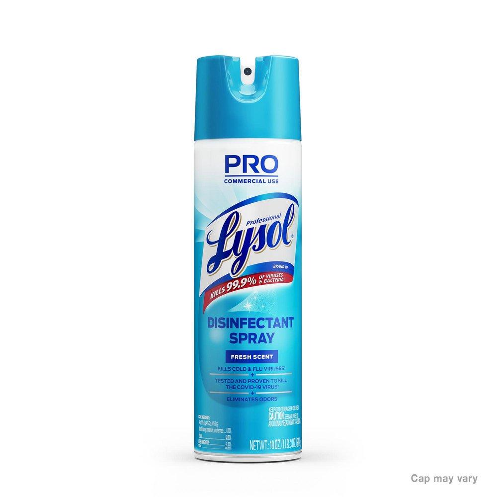 Lysol PRO SOLUTION Clear Aerosol Disinfectant Spray 
