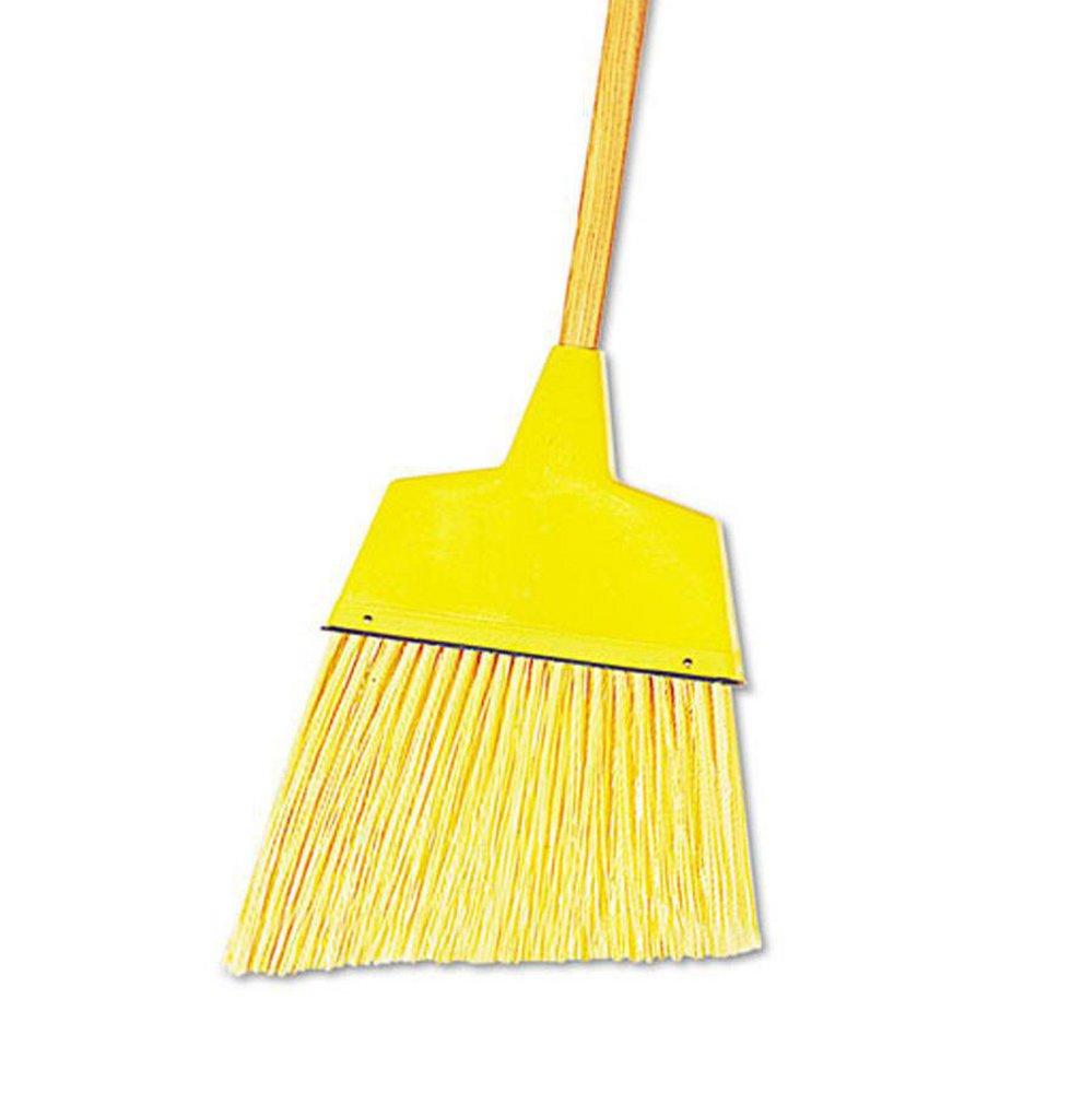 Unisan Yellow Wood Handle Angle Broom 