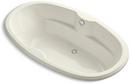 72 x 42-1/8 in. Drop-In Bathtub with Reversible Drain in Biscuit