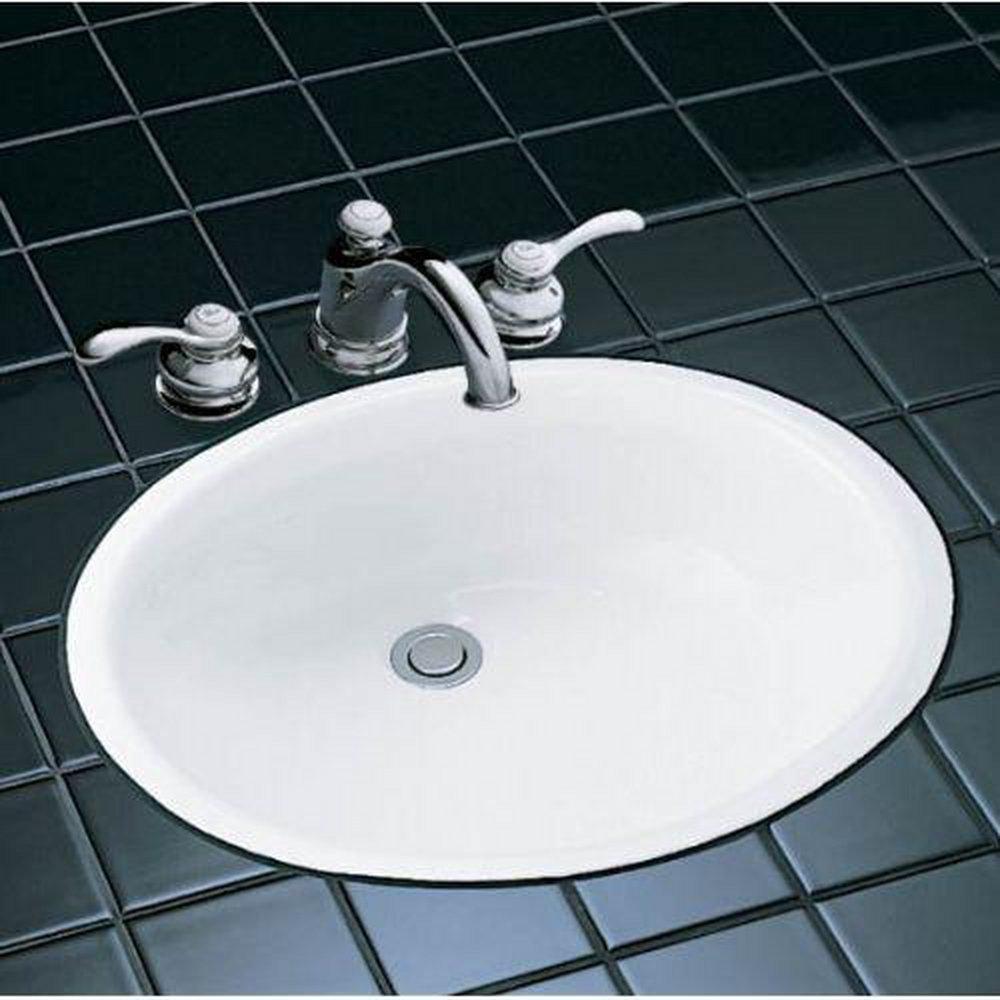 KOHLER Vibrant&reg; Brushed Nickel Two Handle Widespread Bathroom Sink Faucet 