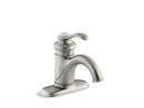 KOHLER Vibrant&reg; Brushed Nickel Single Handle Bathroom Sink Faucet 
