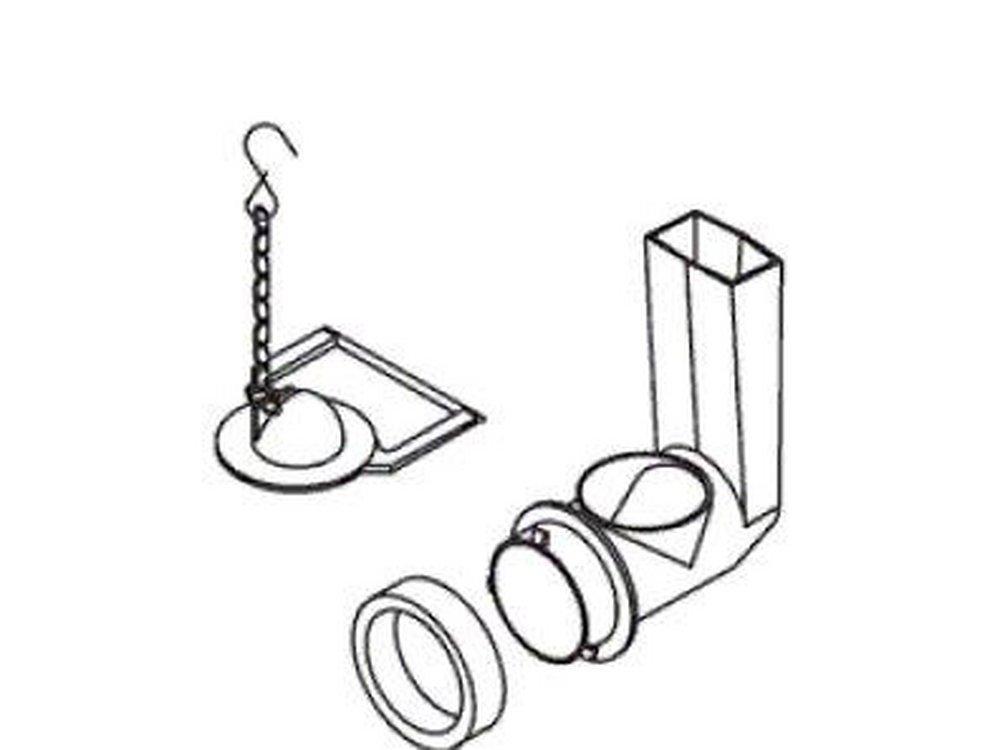 KOHLER Black Tank Flush Valve Assembly Kit 