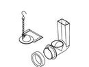 KOHLER Black Tank Flush Valve Assembly Kit 