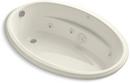 60 x 40 in. Whirlpool Drop-In Bathtub with Reversible Drain in Biscuit