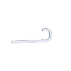 3 in. Plastic DWV J-Hook with Nails