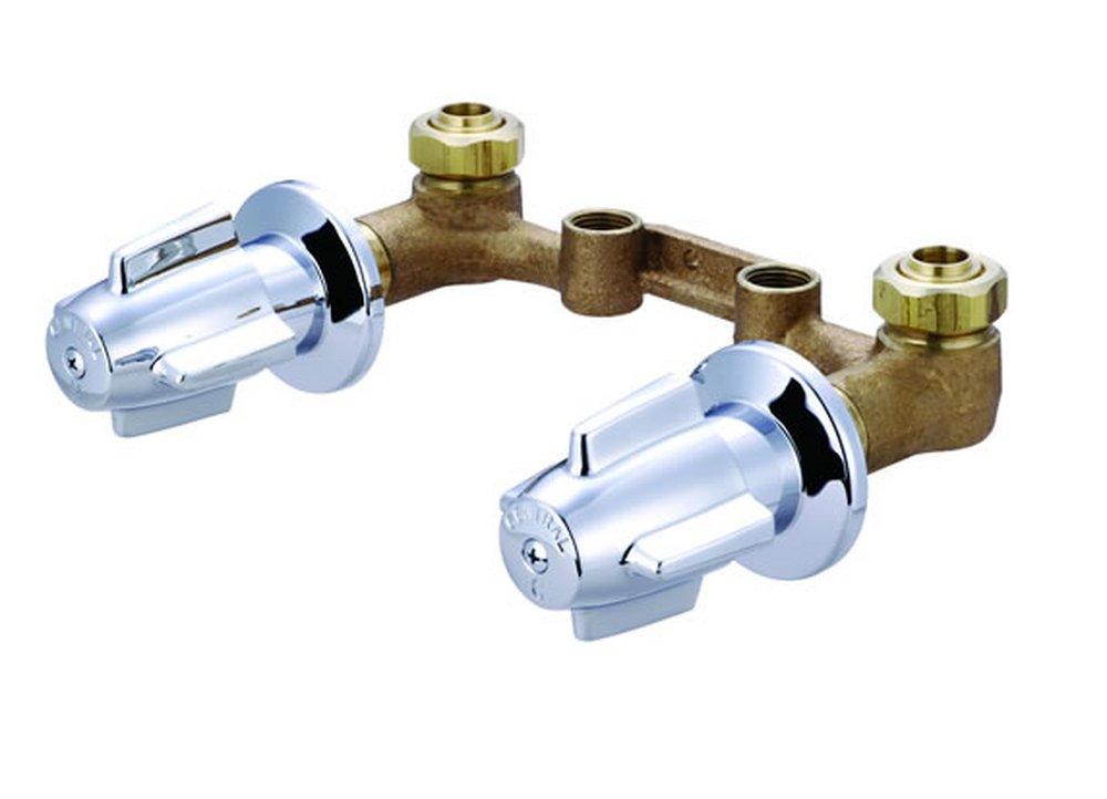 Central Brass Polished Chrome Wash Machine Filler 