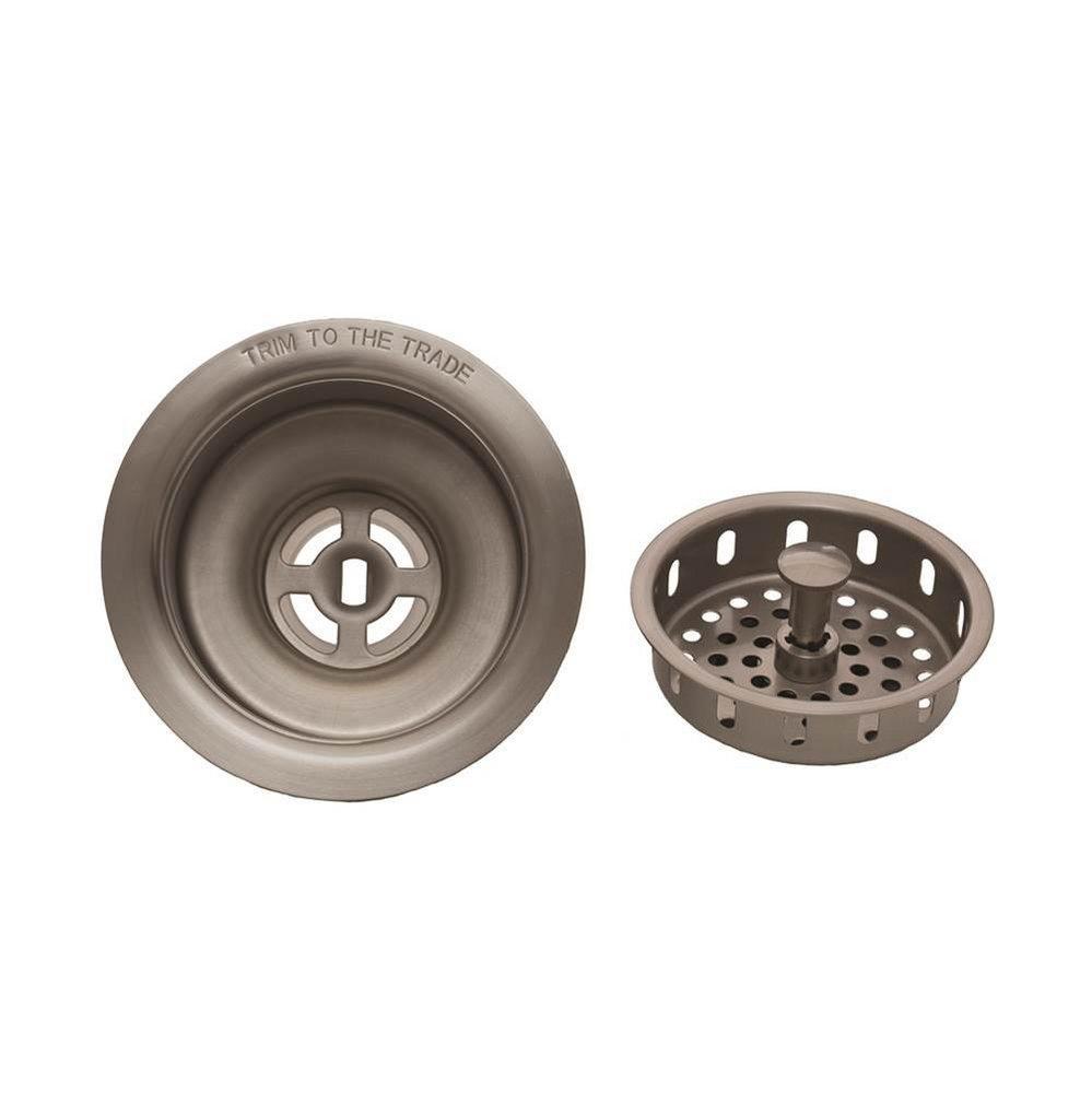 Trim to the Trade Satin Nickel Large Basket Strainer 