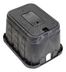 Carson Industries Standard Plastic Irrigation Control Valve Meter Box with Plastic Reader 